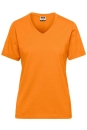 Ladies BIO Workwear T-Shirt / James & Nicholson JN1807 4XL-Orange