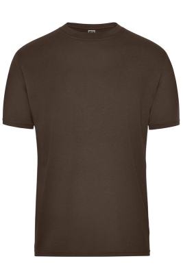 Herren Workwear T-Shirt / James & Nicholson JN1808 XS-Brown