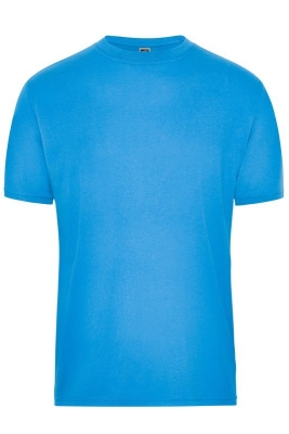 Herren Workwear T-Shirt / James & Nicholson JN1808 S-Aqua
