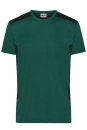 Herren Workwear T-Shirt - STRONG / James & Nicholson JN1824 L-Dark Green/Black