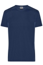 Herren Workwear T-Shirt - STRONG / James & Nicholson JN1824 L-Navy/Navy