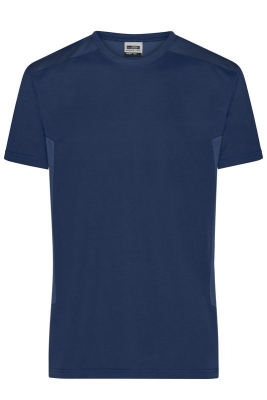 Herren Workwear T-Shirt - STRONG / James & Nicholson JN1824 XL-Navy/Navy