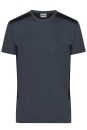 Herren Workwear T-Shirt - STRONG / James & Nicholson JN1824 2XL-Carbon/Black