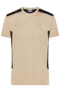 Herren Workwear T-Shirt - STRONG / James & Nicholson JN1824 2XL-Stone/Black
