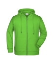 Mens Zip Hoody French-Terry / James & Nicholson 8026