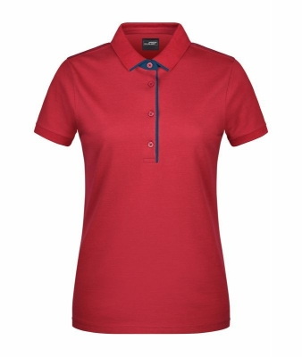 Ladies Polo Shirt Single Stripe bis Gr.2XL / James & Nicholson JN725