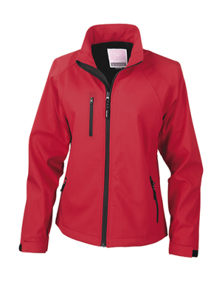 Damen Base Layer Soft Shell Jacke / Result R128F M Red