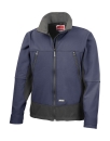 Herren Soft Shell Activity Jacke - Softshelljacke / Result R120 / L Navy/Black