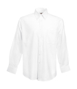 Herren Oxford LA Hemd / Fruit of the Loom 65-114-0 / M (39-40) White