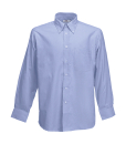 Herren Oxford LA Hemd / Fruit of the Loom 65-114-0 / M (39-40) Oxford Blue