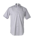 Herren Oxford Hemd KA / Kustom Kit KK109 / 16.5 Inch (42cm Halsumfang) Silver Grey