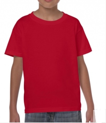 Kinder Shirt  Gildan 5000B / M / 128 (7-8Jahre) Red