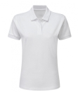 Damen Polo Shirt / Ladies Cotton Polo / SG50F / S White