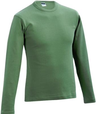 Herren Langarm Shirt / Slim Fit Longsleeve / James&Nicholson