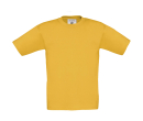 Kinder Shirt / B&C Exact 150 Kids tk300 / M/122-128cm/7-8Jahre Gold