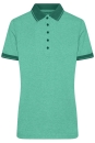 Ladies Heather Polo Shirt bis Gr.2XL / James & Nicholson JN705