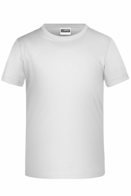 Jungen T-Shirt 150 bis Gr.164 / James & Nicholson JN745 XS (98/104) White