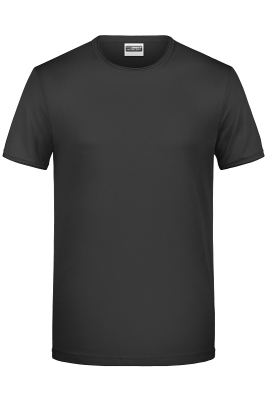 Mens T-Shirt Rollsaum bis Gr.3XL / James & Nicholson 8002