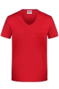 Mens-T Shirt Pocket mit Brusttasche / James &...