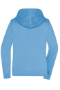 Klassische Damen Sweatjacke mit Kapuze Gr. bis 3XL / James & Nicholson JN755