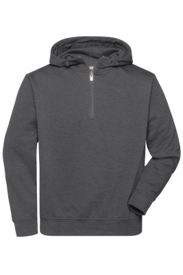 BIO Workwear-Half Zip Hoody / James & Nicholson JN839
