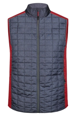 Mens Knitted Hybrid Vest / James Nicholson JN740