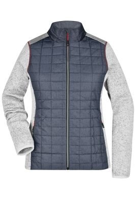 Ladies Knitted Hybrid Jacket / James Nicholson JN741