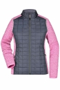 Ladies Knitted Hybrid Jacket / James Nicholson JN741