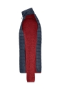 Herren Knitted Hybrid Jacke bis Gr.3XL / James Nicholson JN742