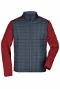 Mens Knitted Hybrid Jacket / James Nicholson JN742