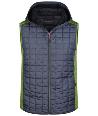 Mens Knitted Hybrid Vest / James Nicholson JN768