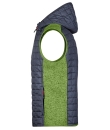 Mens Knitted Hybrid Vest / James Nicholson JN768