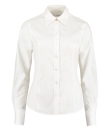 Womens Tailored Fit Premium Oxford Shirt / Kustom Kit KK702 6XL-White