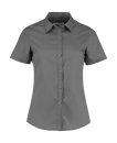 Womens Tailored Fit Poplin Shirt SSL / Kustom Kit KK241 XS-Graphite