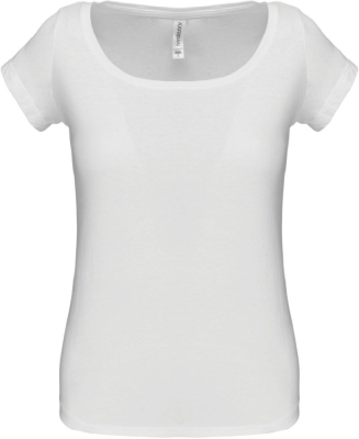 Damen Boat Neck Shirt / Kariban K384