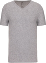 Herren Kurzarm-T-Shirt V-Ausschnitt bis Gr.3XL / Kariban...