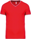 Herren Piqué V-Ausschnitt T-Shirt / Kariban K374