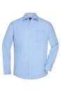Mens Shirt Longsleeve Micro-Twill bis Gr.4XL / James & Nicholson JN682