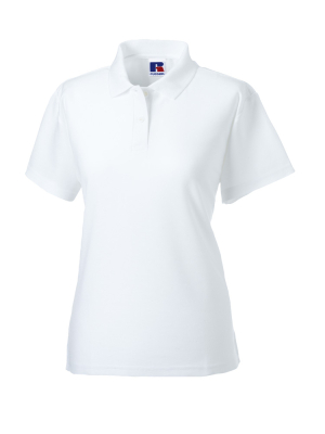 Ladies Classic Polycotton Polo / Russell Europe R-539F-0 XL-White