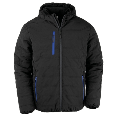Black Compass Padded Winter Jacket / Result R240X