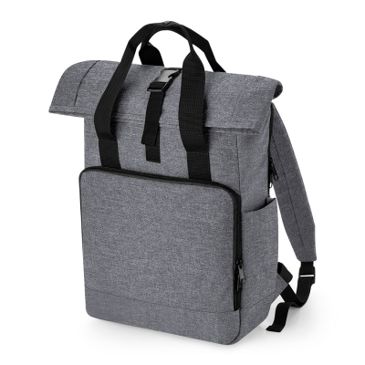 Recycled Twin Handle Roll-Top Laptop Backpack / Bag Base BG118L