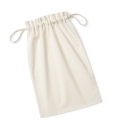 Organic Cotton Drawcord Bag - Westford Mill W118