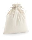 Organic Cotton Drawcord Bag - Westford Mill W118