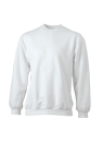 Round-Sweat Heavy / James Nicholson JN040 S-White