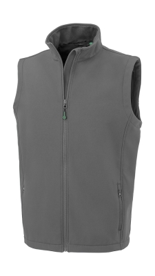 Mens Recycled 2-Layer Softshell B/W / Result R902M