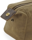 Heritage Waxed Canvas Wash Bag Waschtasche / Quadra QD651