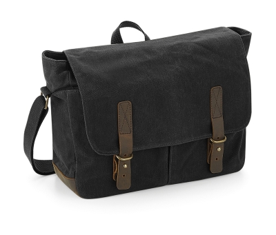 Heritage Waxed Canvas Messenger / Quadra QD653