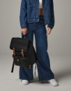 Vintage Laptop Backpack Rucksack / BagBase BG613