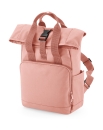 Recycled Mini Twin Handle Roll-Top Backpack / BagBase BG118S