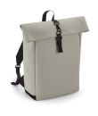 Matte PU Rolltop Backpack Roll Rucksack / BagBase BG335